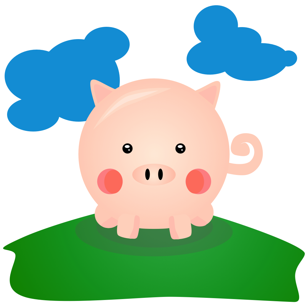 vector pig.acorn